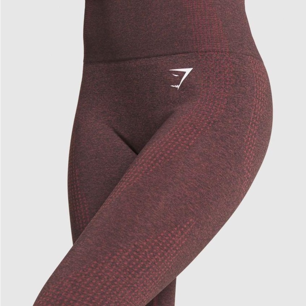 Gymshark Vital Seamless Cherry Brown Marl